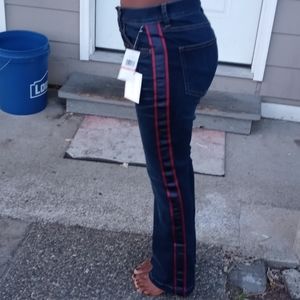 1.STATE ESSENTIALS HIGH RISE FLAIR JEANS